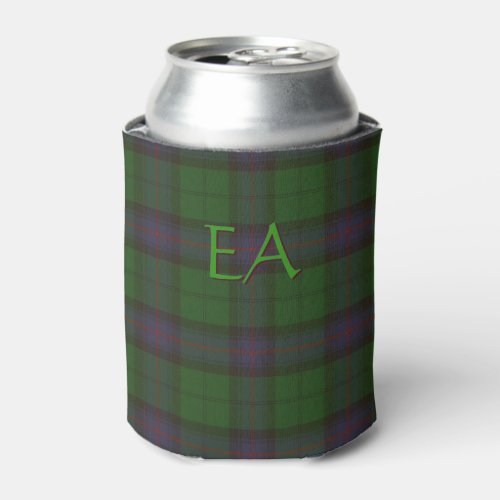 Armstrong Official Clan Tartan with your initials Can Cooler