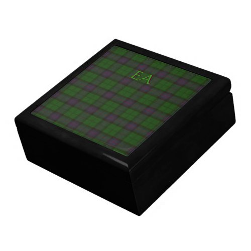 Armstrong Official Clan Tartan with your initials Gift Box