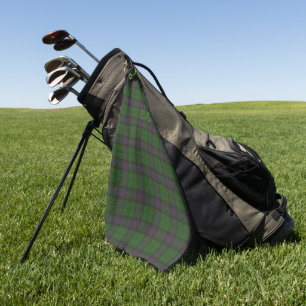 Armstrong Official Clan Tartan with your initials Golf Towel