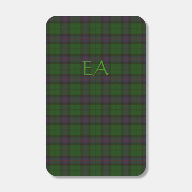 Armstrong Official Clan Tartan with your initials Matchboxes (Front)
