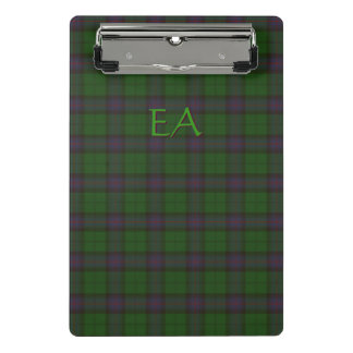 Armstrong Official Clan Tartan with your initials Mini Clipboard