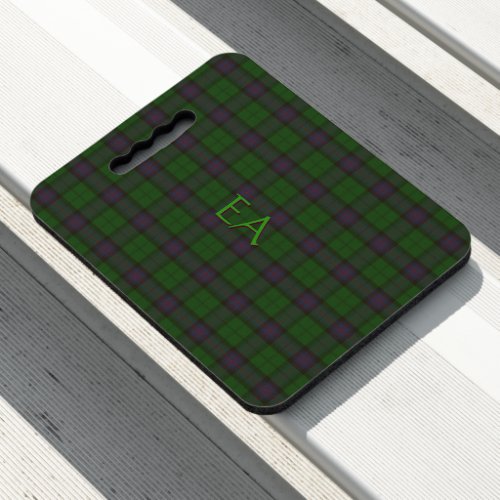 Armstrong Official Clan Tartan with your initials Seat Cushion