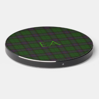 Armstrong Official Clan Tartan with your initials Wireless Charger