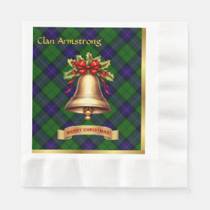 Armstrong Personalized Tartan Christmas Napkins