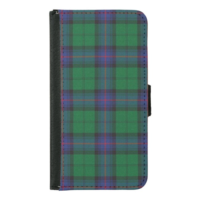 Armstrong Plaid Samsung Galaxy Wallet Case (Front)