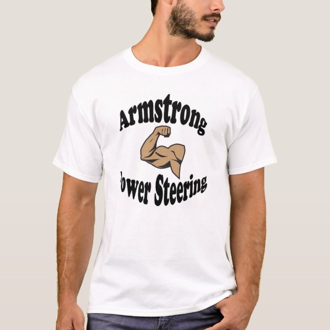 Armstrong Power Steering T-Shirt (Front)