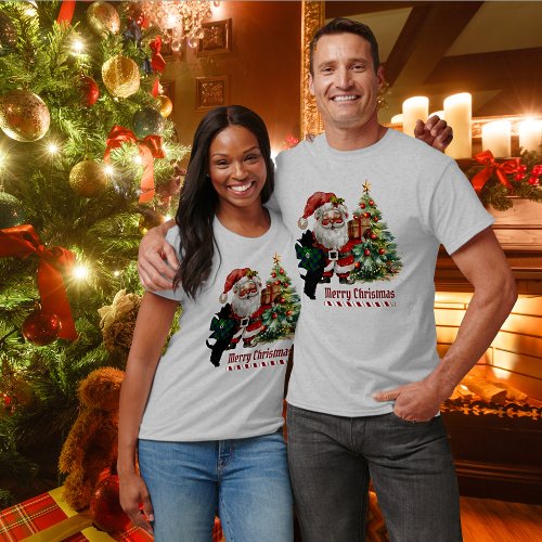 Armstrong Scottie Dog Christmas Personalized T_Shirt