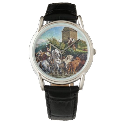 Armstrong Scottish Clan Castle Painting Watch