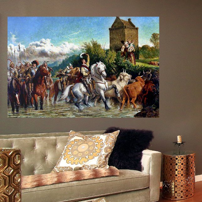 Armstrong Scottish Clan Gilnockie Tower Painting Acrylic Print (Creator Uploaded)