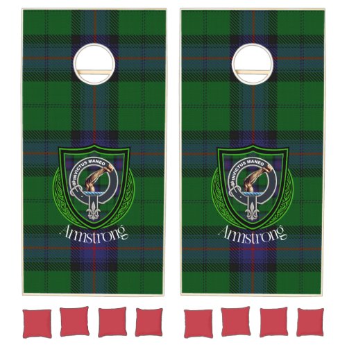 Armstrong Scottish Clan Tartan Crest
