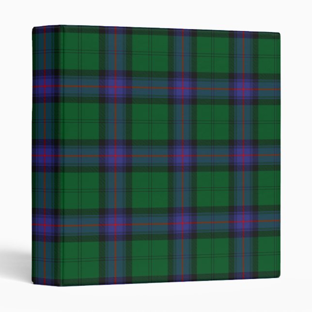 Armstrong Tartan Binder (Front/Spine)