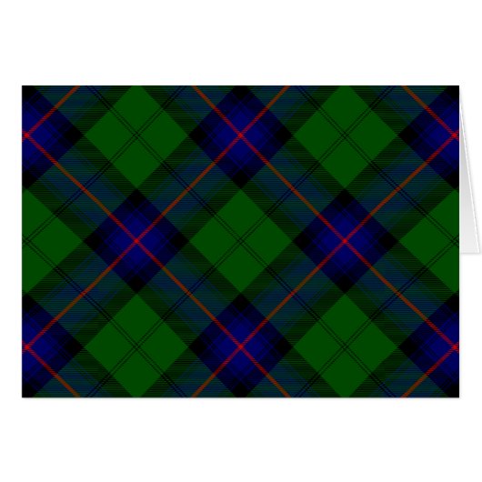 Armstrong tartan blue and green plaid (Front Horizontal)
