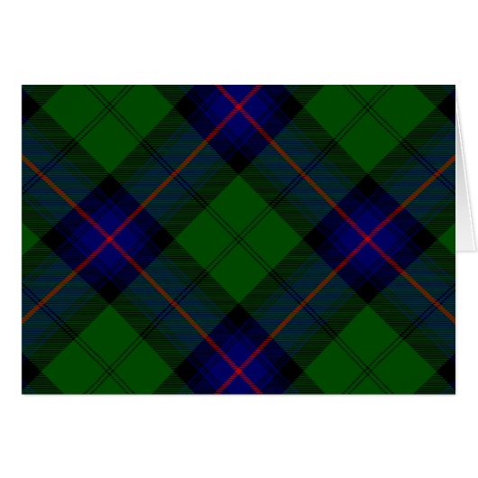 Armstrong tartan blue and green plaid (Front Horizontal)