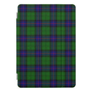 Armstrong tartan blue and green plaid iPad pro cover