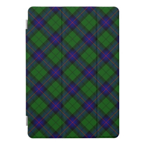 Armstrong tartan blue and green plaid iPad pro cover