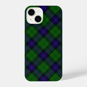 Armstrong tartan blue and green plaid iPhone 14 case
