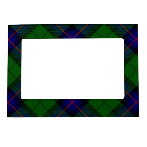 Armstrong tartan blue and green plaid magnetic picture frame