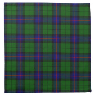 Armstrong tartan blue and green plaid napkin