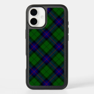 Armstrong tartan blue and green plaid iPhone 16 plus case