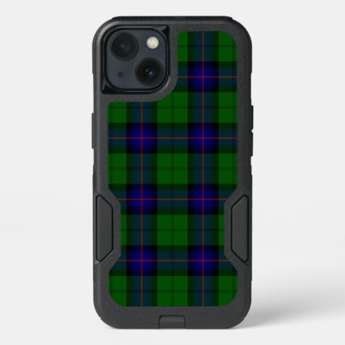 Armstrong tartan blue and green plaid iPhone 13 case