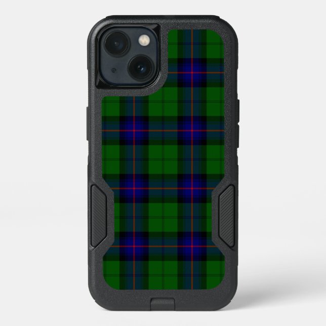 Armstrong tartan blue and green plaid otterbox iPhone case (Back)