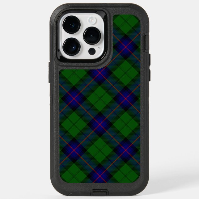 Armstrong tartan blue and green plaid otterbox iPhone case (Back)