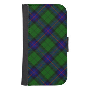Armstrong tartan blue and green plaid phone wallet