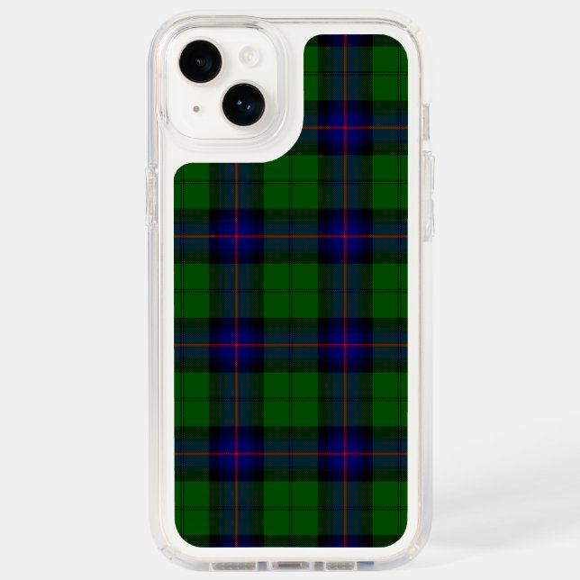 Armstrong tartan blue and green plaid speck iPhone case (Front)