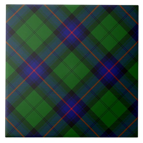 Armstrong tartan blue and green plaid tile