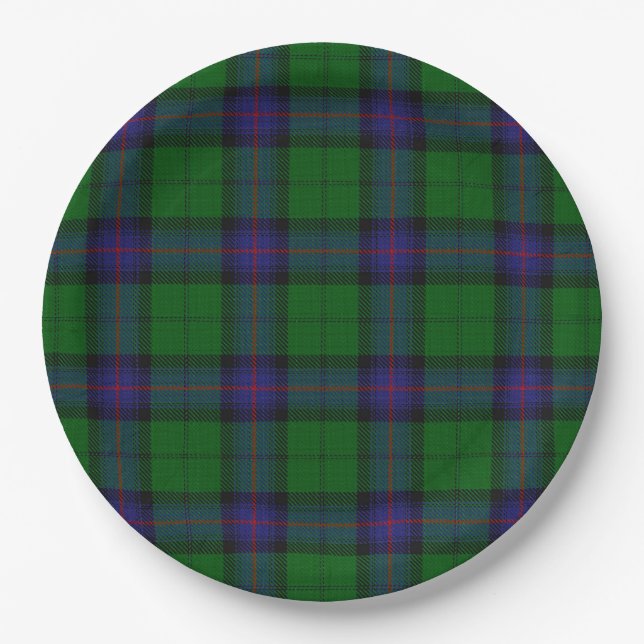 Armstrong Tartan Paper Plates (Front)