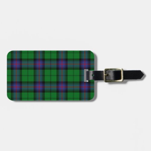 Armstrong Tartan Pattern Luggage Tag