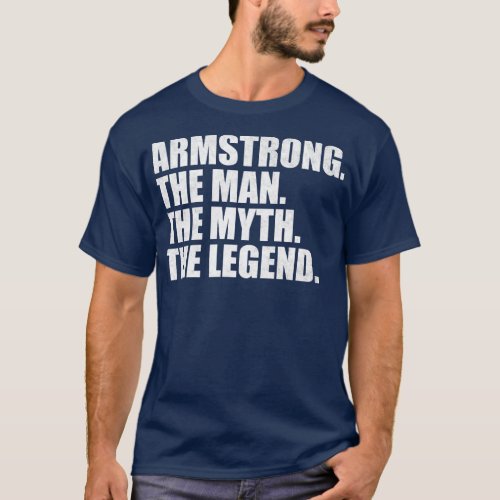 ArmstrongArmstrong Family name Armstrong last Name T_Shirt