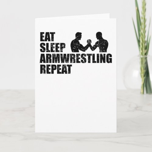 Armwrestling Arm Wrestling Armfighting Quote Card