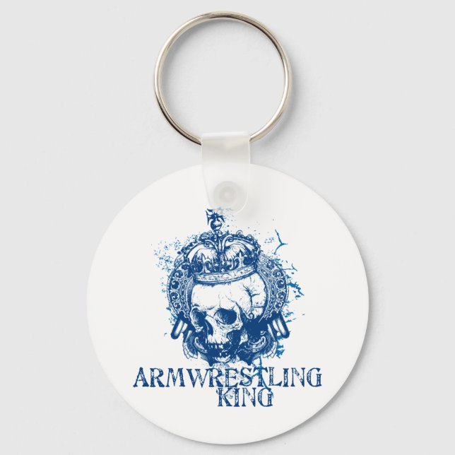 Armwrestling King Keychain (Front)