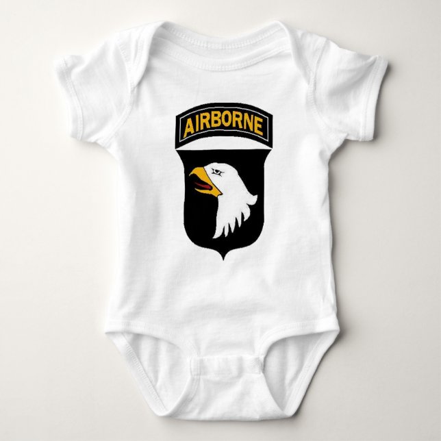 Army 101st Airborne Baby Bodysuit (Front)