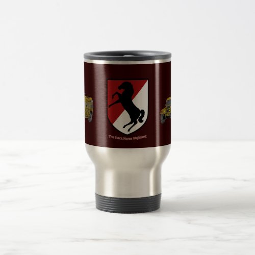 Army 11th Armored Cavalry Regiment Travel Mug