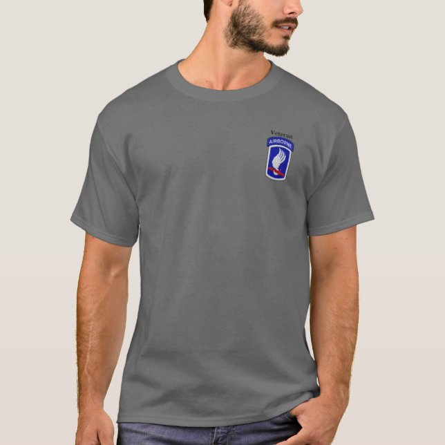 Army 173rd ABN Airborne Brigade veterans vets T-Shirt (Front)