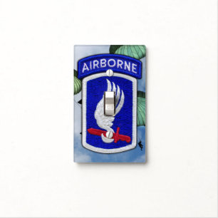 Army 173rd airborne brigade sky soldiers light switch cover