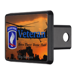 army 173rd airborne sky soldiers veterans vets hitch cover