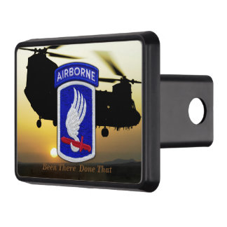 army 173rd airborne sky soldiers veterans vets tow hitch cover