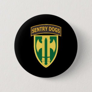 Army - 18th MP Brigade - Sentry Dogs Tab wo Txt Button