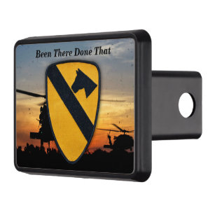 Army 1st Cavalry Division Fort Hood Veterans Hitch Cover