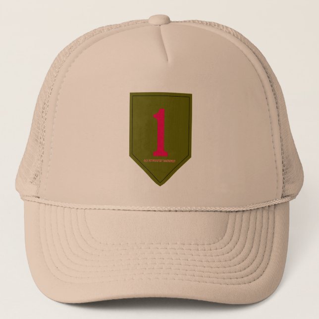 Army 1st Infantry Division Trucker Hat (Front)