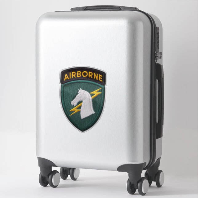 Army 1st Special Ops Delta Force Contour sticker. Sticker (Suitcase)