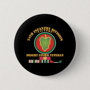 Army - 24th Infantry Division - Desert Storm Veter Button