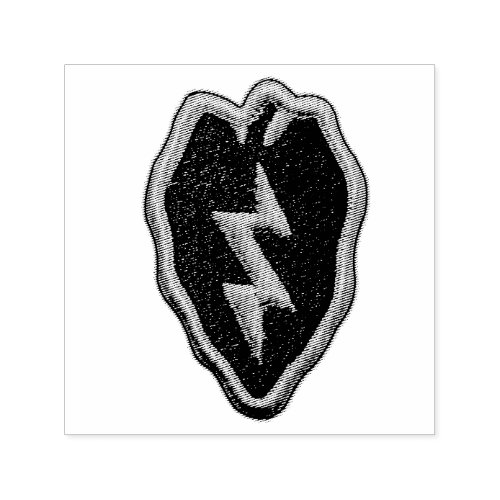 Army 25th Infantry Division Tropic Lightning Patch Self_inking Stamp
