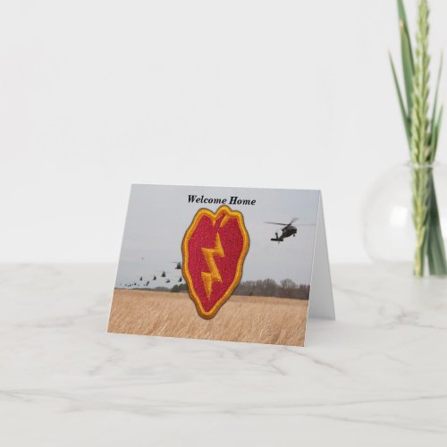 army 25th infantry division veterans vets holiday card