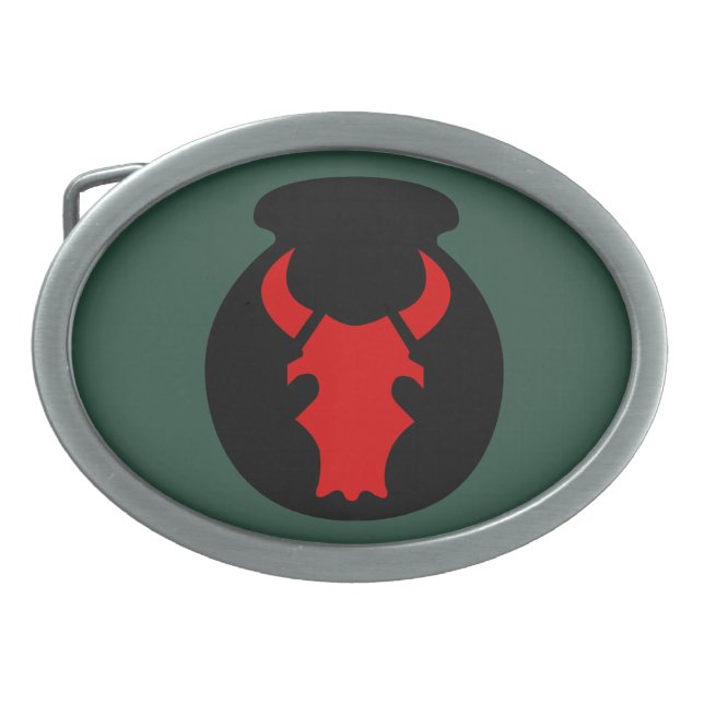 Army 34th Infantry Division Belt Buckle (Front)