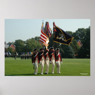  Army 3d Infantry - The Continental Color Guard Poster