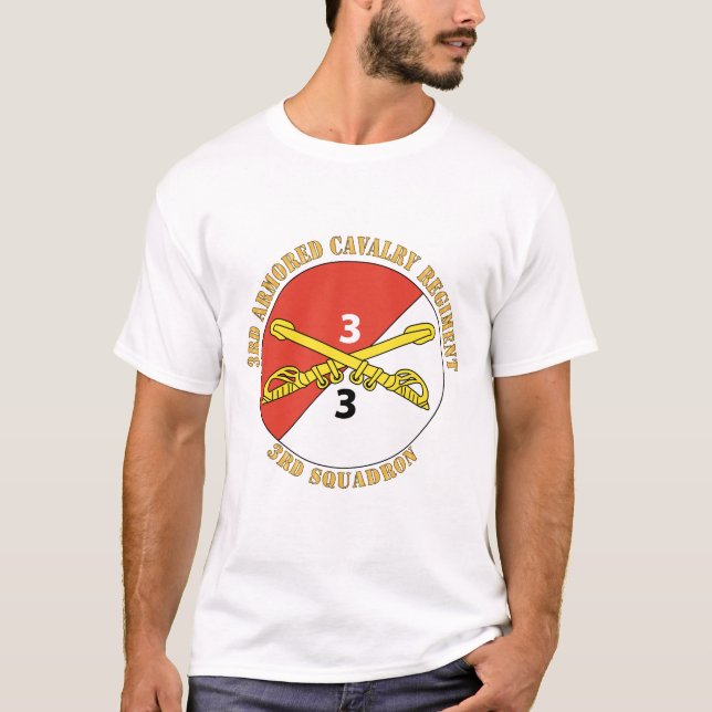 Army - 3rd Squadron - 3rd Armored Cavalry Regiment T-Shirt (Front)
